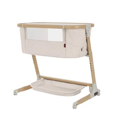 Детская приставная кроватка Carrello Prima CRL-16504 Honey Beige бежевая